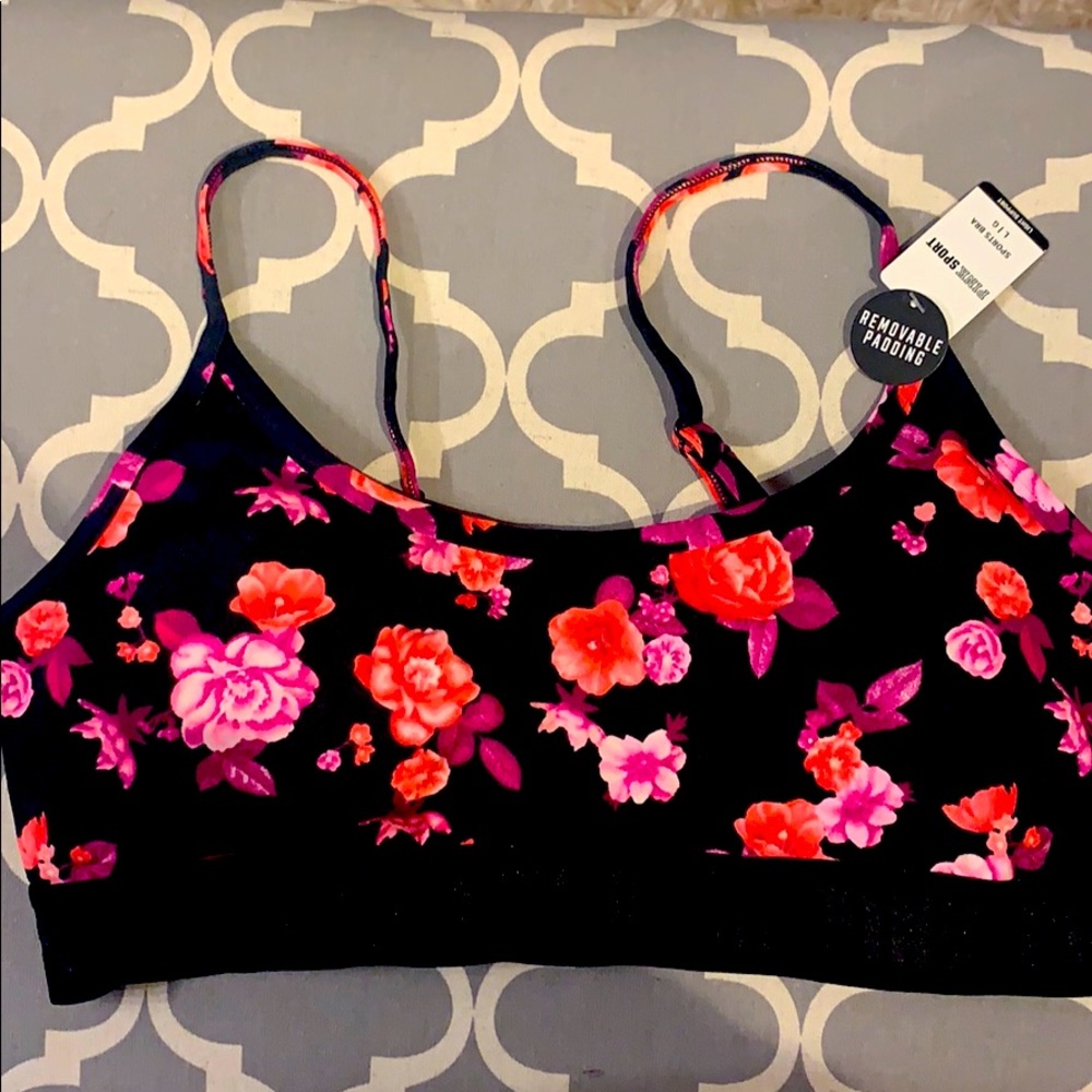 Pink bra